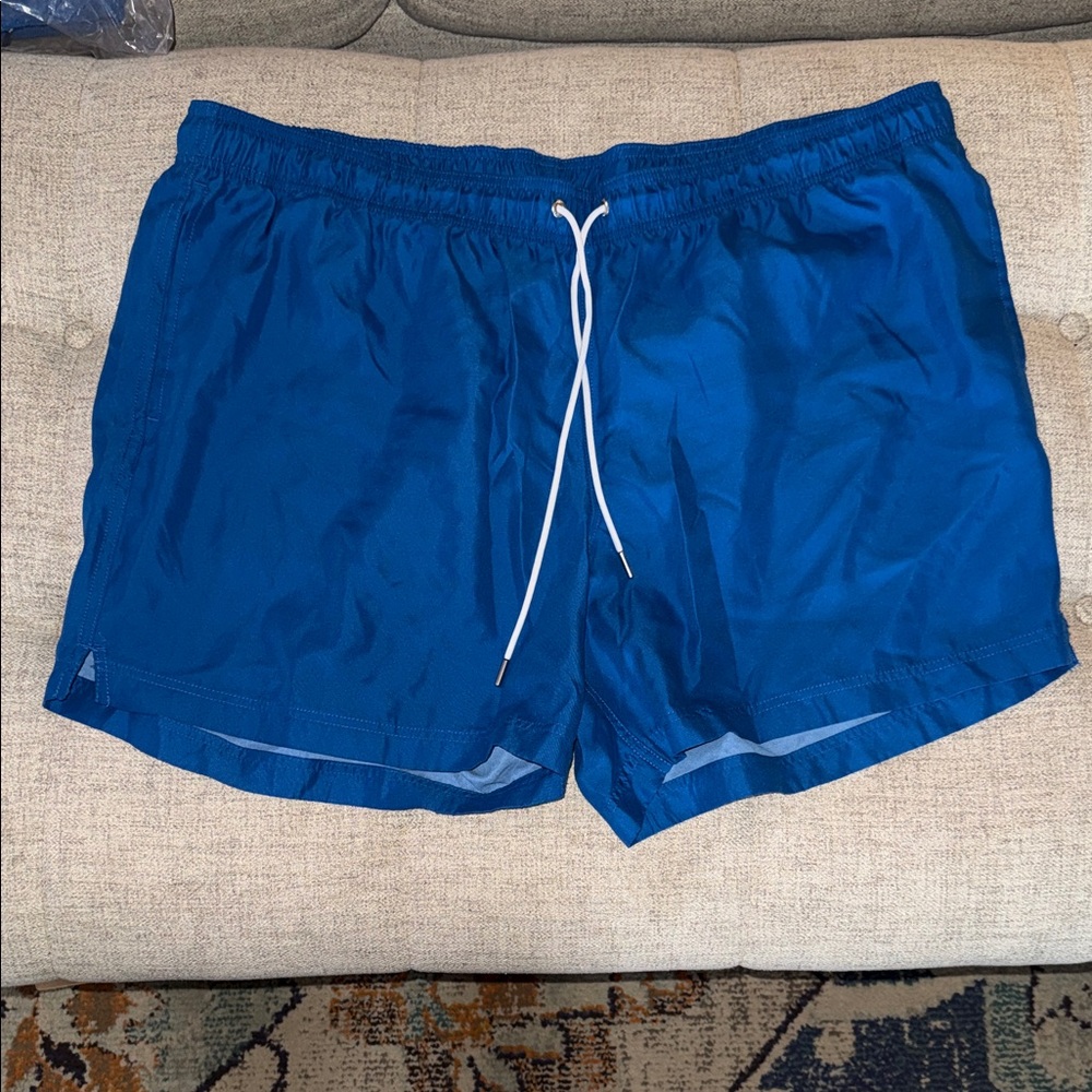 Lands' End Men's Swim Trunks in Royal Blue Size 3XL